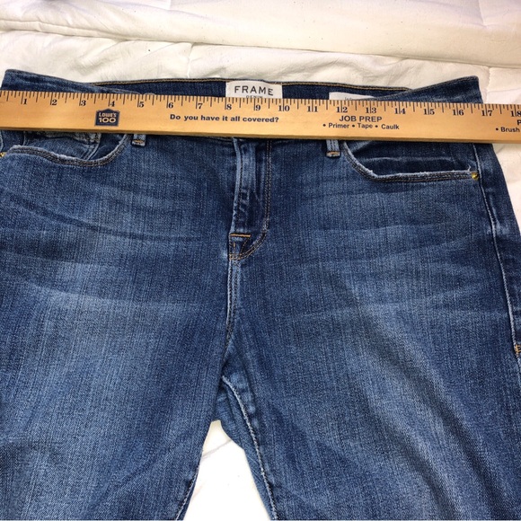 Frame Denim Le Garcon Copper Relaxed Slim Boyfriend Distressed Jean size 29 - Picture 10 of 14